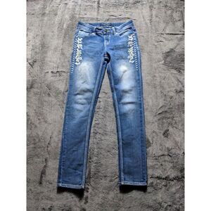 Vigoss The Jagger Skinny Jeans Youth Girl Size 12 Medium Wash